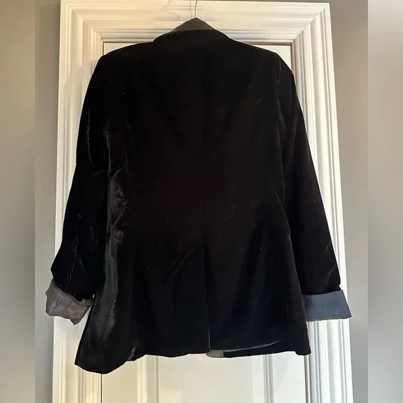 Jason Wu Silk & Velvet Blazer - Picture 4 of 5